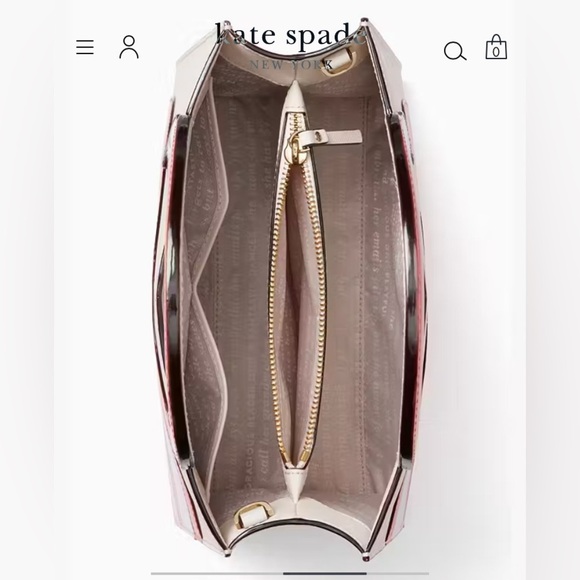 New Kate Spade By The Pool Flamingo Original Bag - Picture 3 of 11